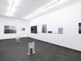 An exhibition view of the artistic work