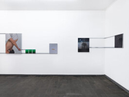 An exhibition view of the artistic work