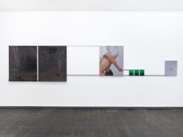 An exhibition view of the artistic work