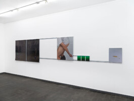 An exhibition view of the artistic work