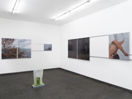 An exhibition view of the artistic work