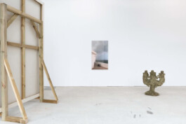 An exhibition view of the artistic work