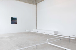 An exhibition view of the artistic work