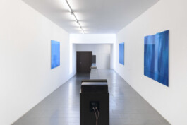 An exhibition view of the artistic work