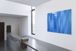 An exhibition view of the artistic work